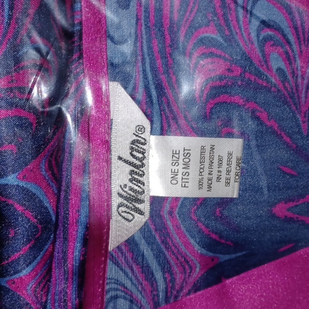 Winlar, long satin caftan,one size fits all
